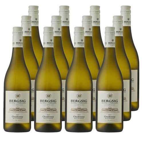 Case of 12 Bergsig Estate Chardonnay 75cl White Wine